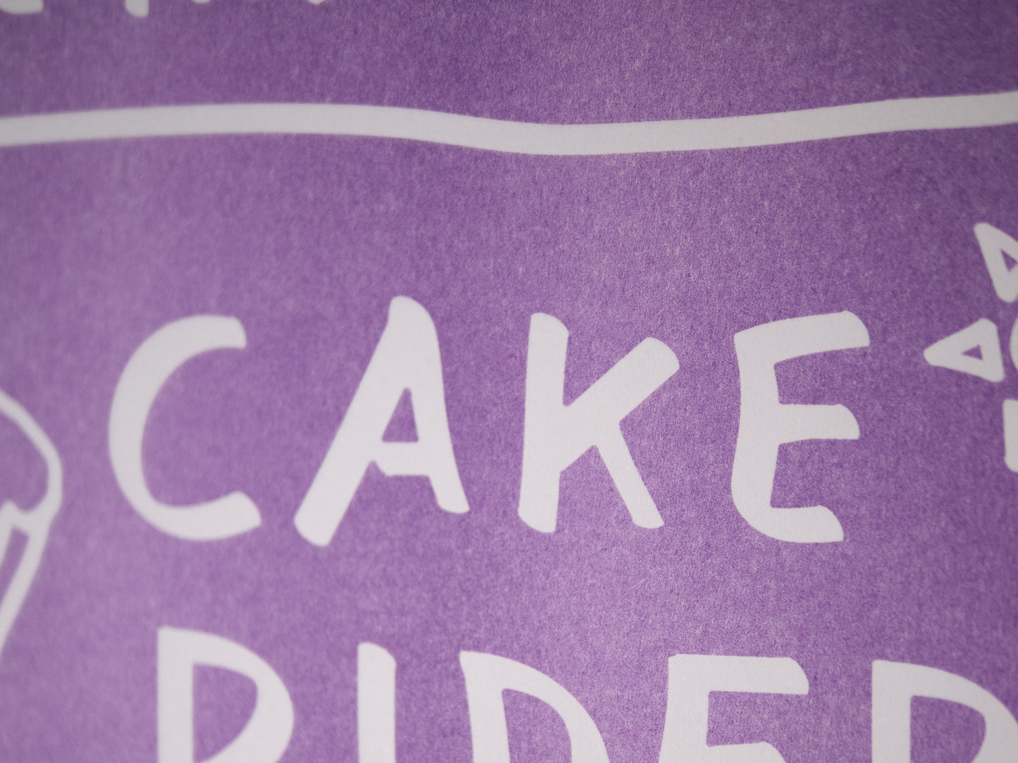 "Cake Ride Recipe" Riso Print Limited Edition