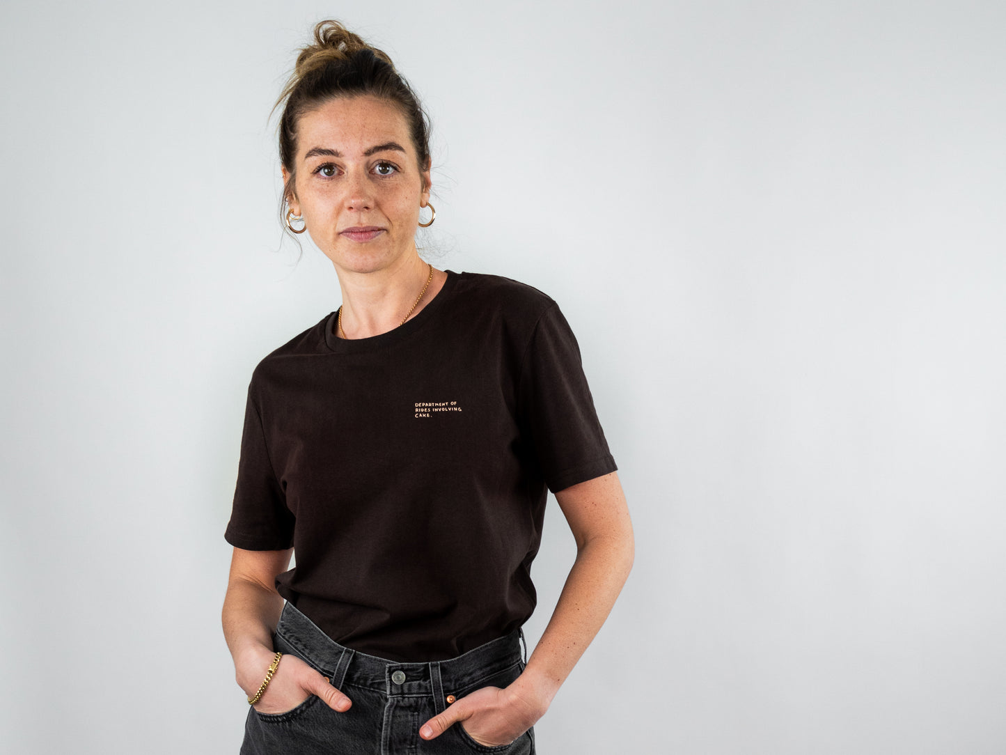 "Cake rider" Unisex T-Shirt, Dark Chocolate