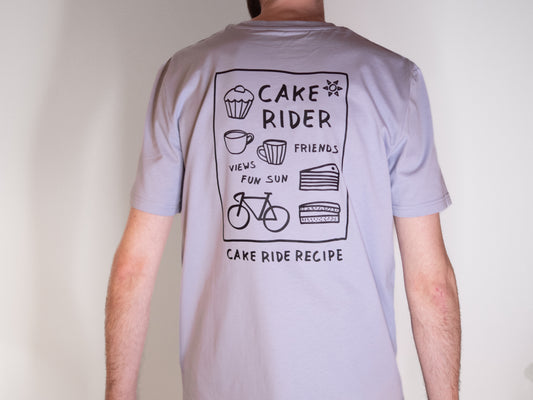 "Cake Ride Recipe" Unisex T-Shirt, Lavender Cake