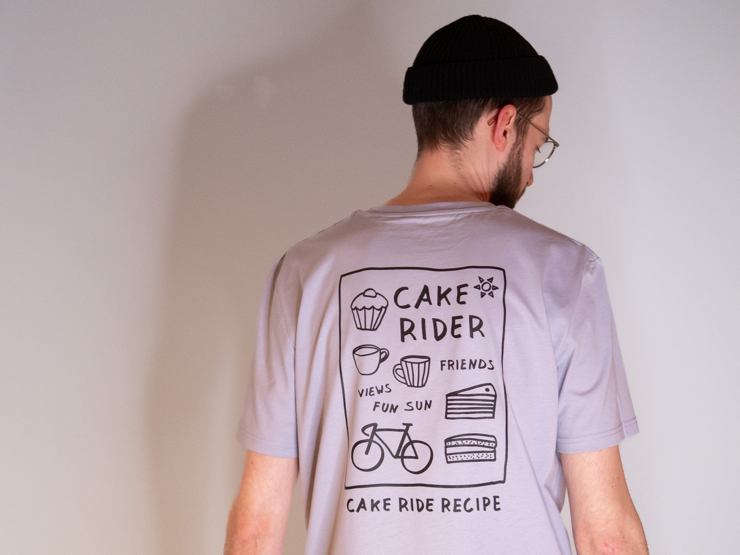 "Cake Ride Recipe" Unisex T-Shirt, Lavender Cake
