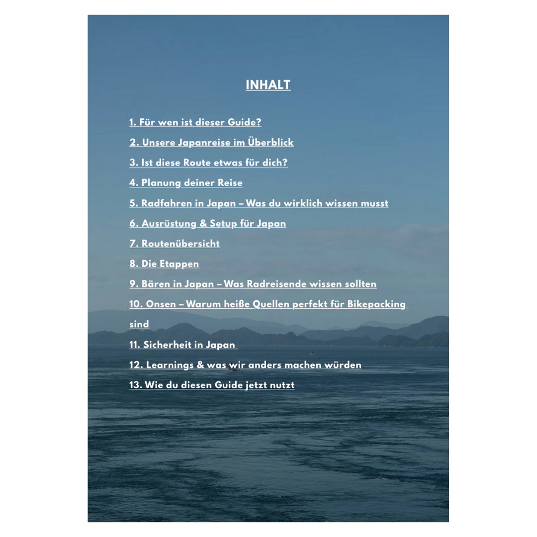 Japan Bikepacking Route Guide + GPX Files